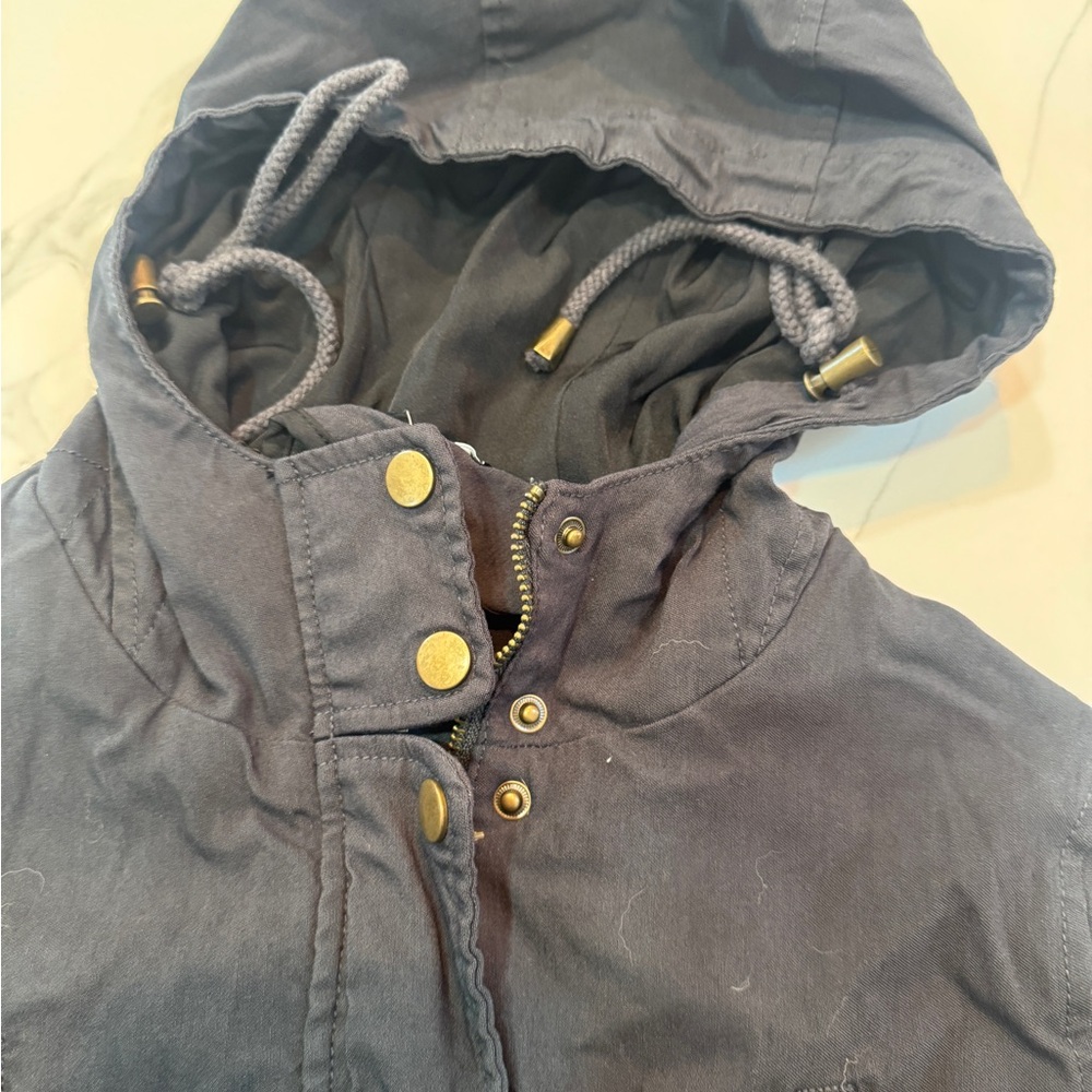 Women's Charcoal Utility Jacket - Picture 2 of 3